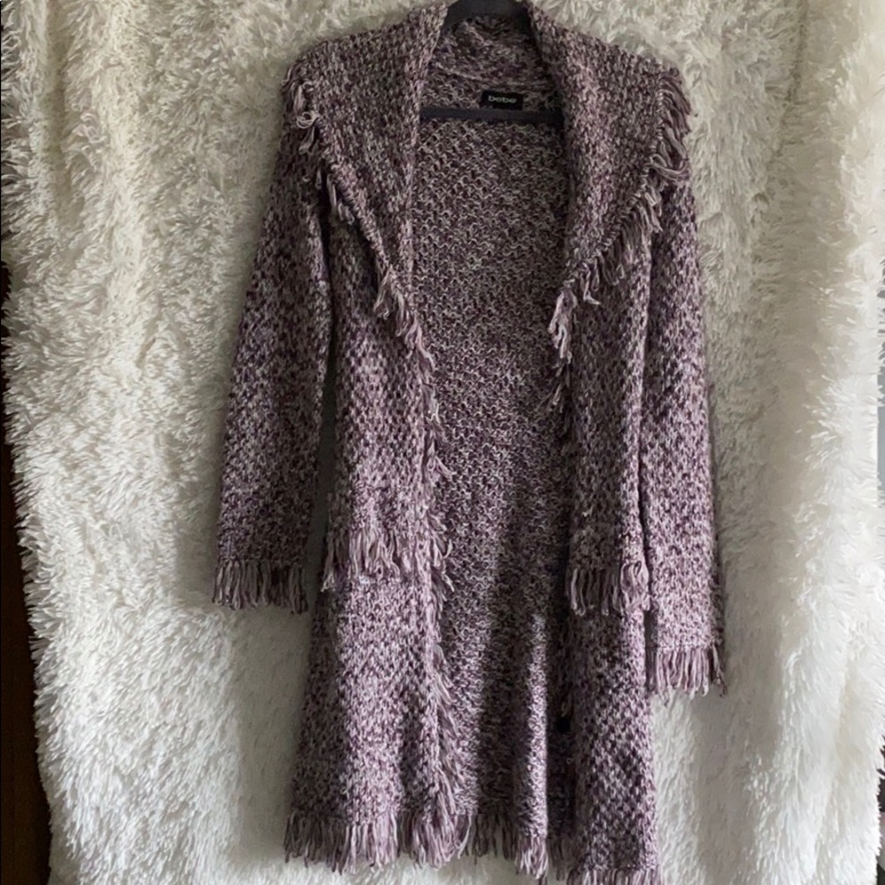 BEBE sweater / duster - Picture 7 of 11